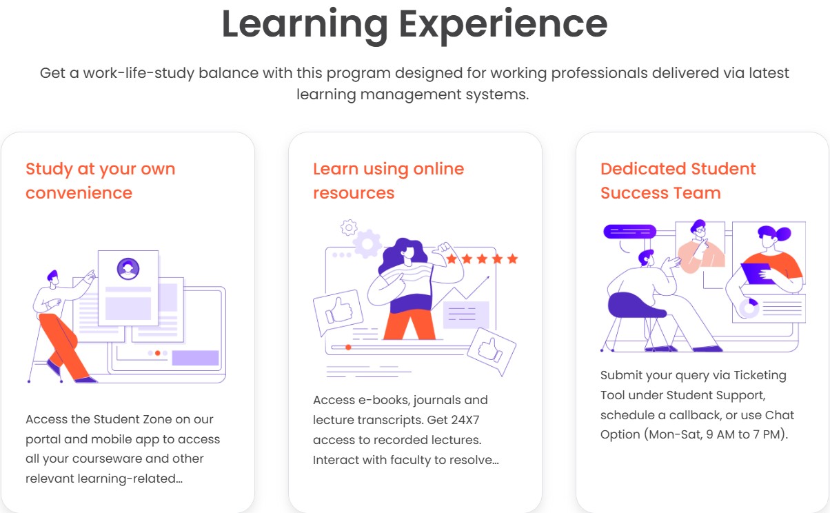 NMIMS Online MBA Learning Experience