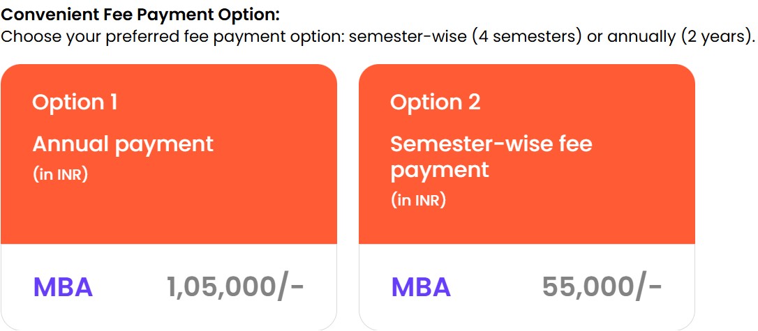 NMIMS Online MBA Fees Payment Options
