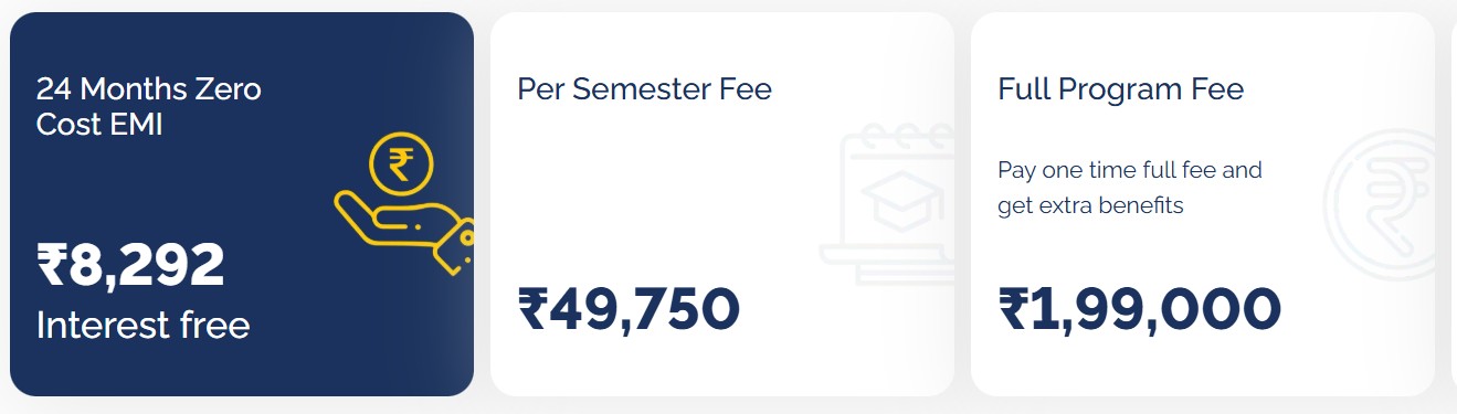 Amity Online MBA Single Specialization Fee Structure Verified from Official Website